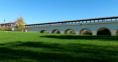 Old Rostokinsky aqueduct Video stock 68416547