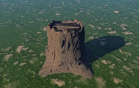 Old rotting tree stump in the forest 스톡 일러스트