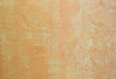 Old rough orange wall Foto stock