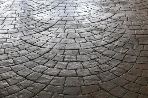 Old rough stone pavement Stock Photos