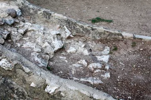 An Old Rough Stone Structure Stock Photos