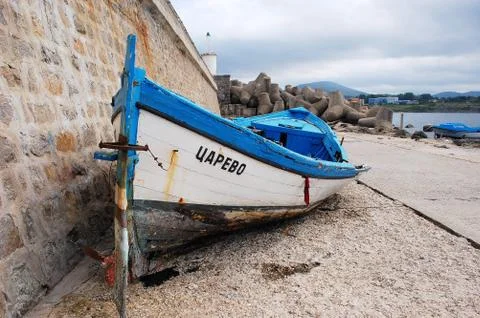 Old rowboat Stock-Fotos