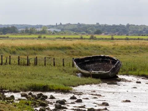 Old rowboat Stock Photos