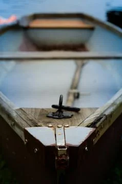 Old rowing boat Foto stock