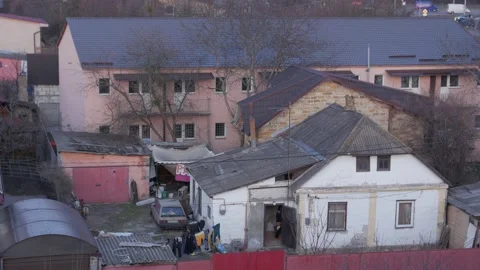 Old Ruin House Stock Footage 151767826