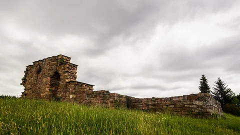Old ruin in Oslo Vídeo Stock 89051444