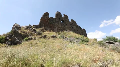 Old ruined castle 1 Video stock 329394098