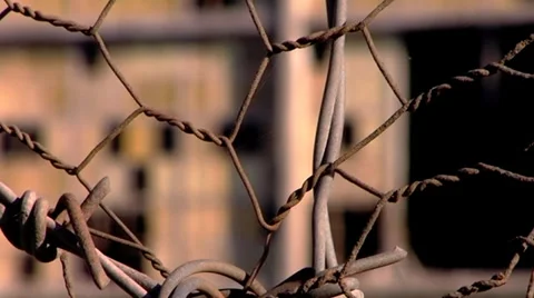 Old ruined factory Stock Footage 34654070