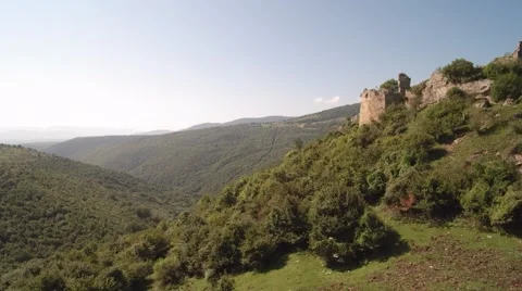 Old ruined tower 스톡 동영상 66440242