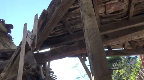 Old Ruined Warehouse 動画素材 62562023