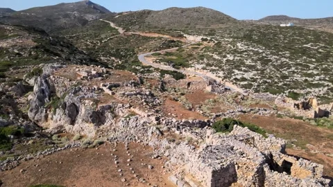 Old ruins of an ancient town Video stock 267003868