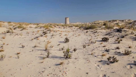 Old Ruins in the Beach 스톡 동영상 108778055
