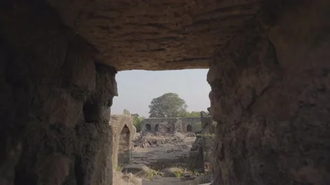 Old ruins fort Stock Footage 204128090