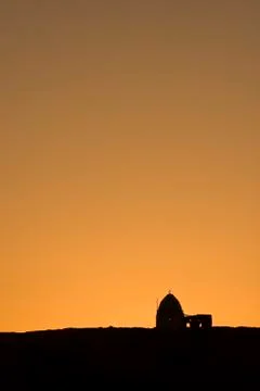 Old ruins in sunset Stock Photos
