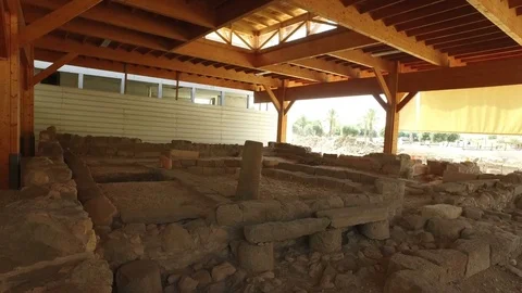 Old Ruins of Synagogue in Israel Stock Footage 77612161