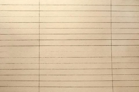 Old ruled log sheet Stock Photos