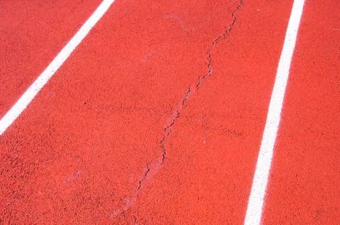 An old running track Stock Photos
