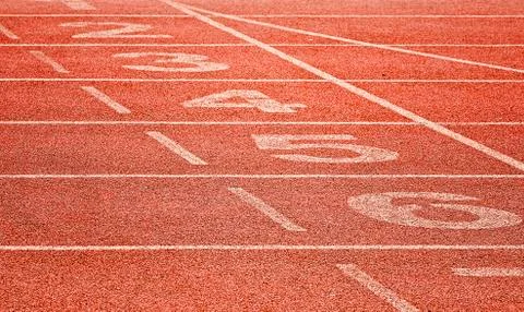 Old running track Stock Photos