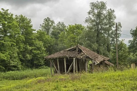 Old rural barn Stock Photos
