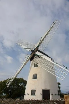Old rural windmill Stock Photos
