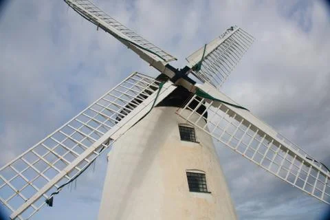 Old rural windmill Stock Photos