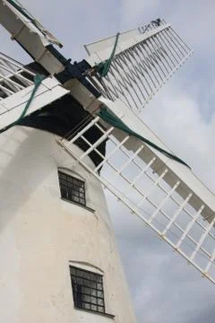 Old rural windmill Stock Photos