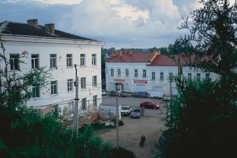 Old russian building Stock Photos