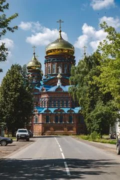 Old Russian Church in Osa, Perm Krai, Russia Stock Photos