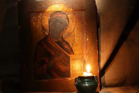 Old Russian Icon Stock Photos