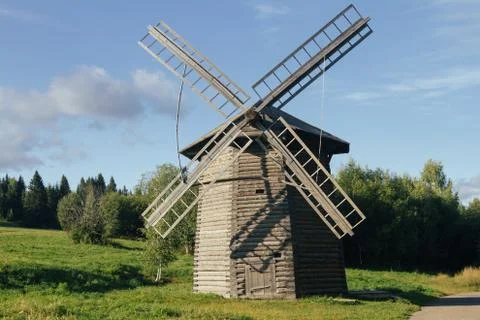 Old Russian Mill Stock Photos