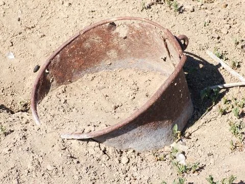 Old Rust Bucket Stock Photos