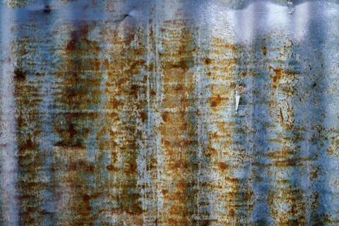 Old &amp; rust metal background Stock Photos