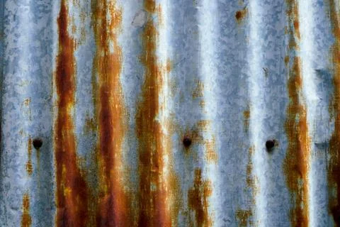 Old &amp; rust metal background Stock Photos