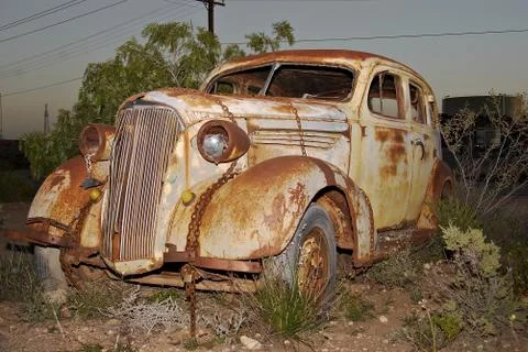 Old rusted car Stock Photos