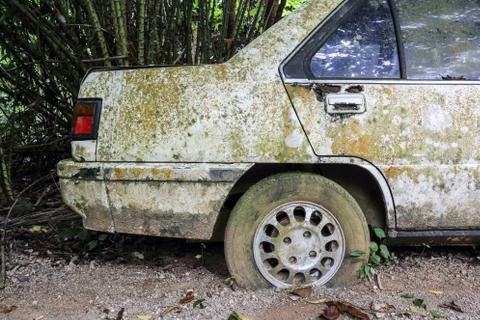 Old rusted car Stock Photos