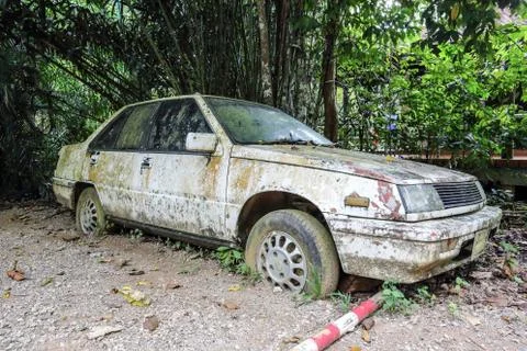 Old rusted car Stock Photos