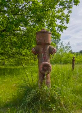 Old rusted fire hydrant Stock Photos