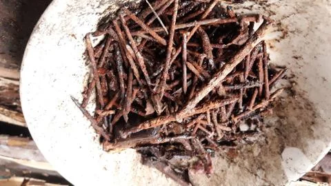 Old rusted scrap, Foto stock