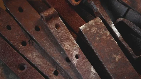 Old rusted tools Stock Footage