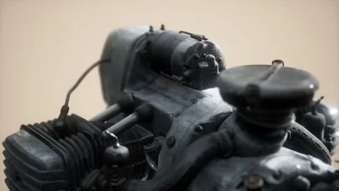 Old rustet opposite engine Видео 167892115