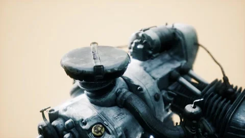 Old rustet opposite engine 動画素材 179991723