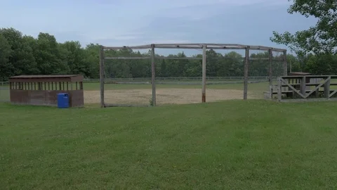 Old Rustic Baseball Field. Video stock 78158494