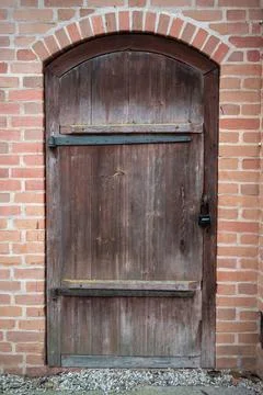 Old Rustic Brick Door Stock Photos