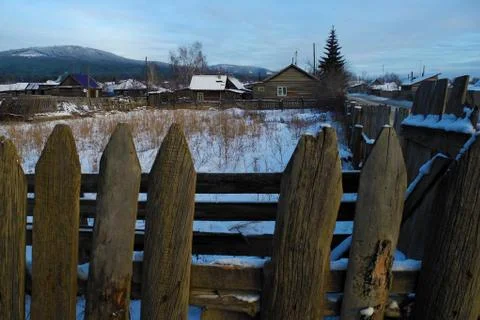 Old rustic fence Stock Photos