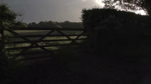 Old Rustic Gate To A Field In The British Countryside Stock Footage 59867196