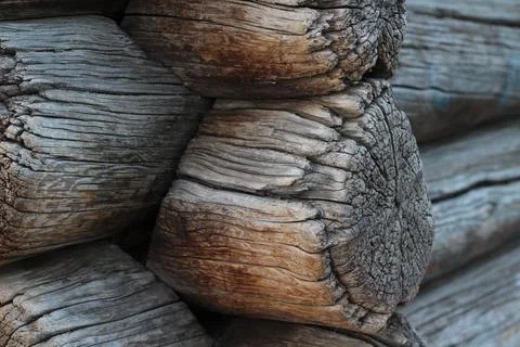 Old Rustic House Architectural Features Stock Photos