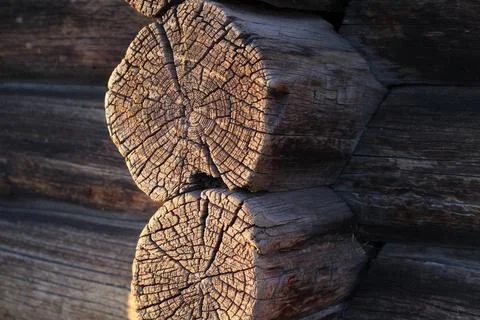 Old Rustic House Architectural Features Stock Photos