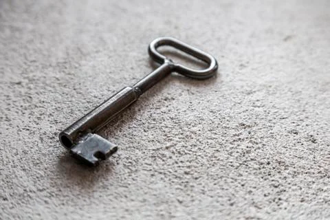 Old rustic key Stock Photos