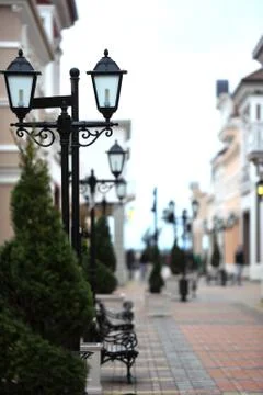 Old rustic lantern Stock Photos