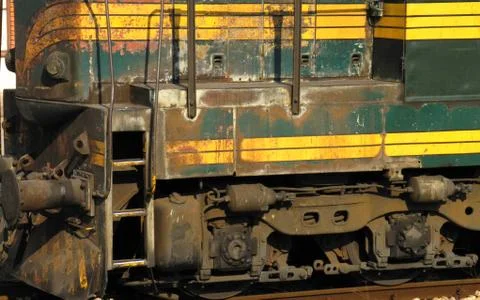 Old rustic locomotive Stock Photos